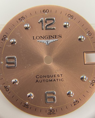 Reloj automático genuino Longines Conquest esfera de 25,5 mm salmón - Imagen 6 de 8