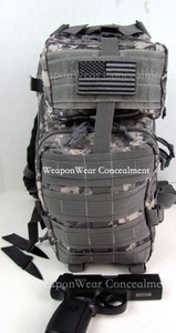 tactical backpack with holster