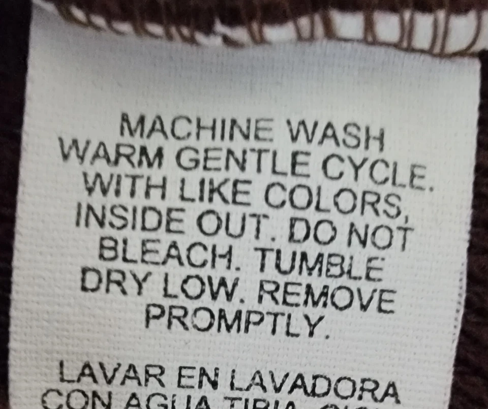 TownCraft Mens Vest Sweater Shirt Size L Large Brown - Image 3 of 4