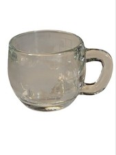 Nestle Nescafe Glass World Globe Mug, 1970's, Coffee Lover, Tea