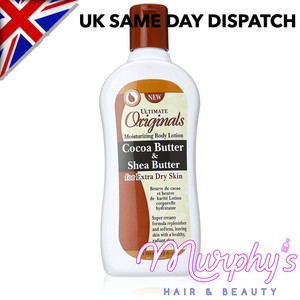 africa's best ultimate originals cocoa & shea butter moisturizing body lotion 12oz