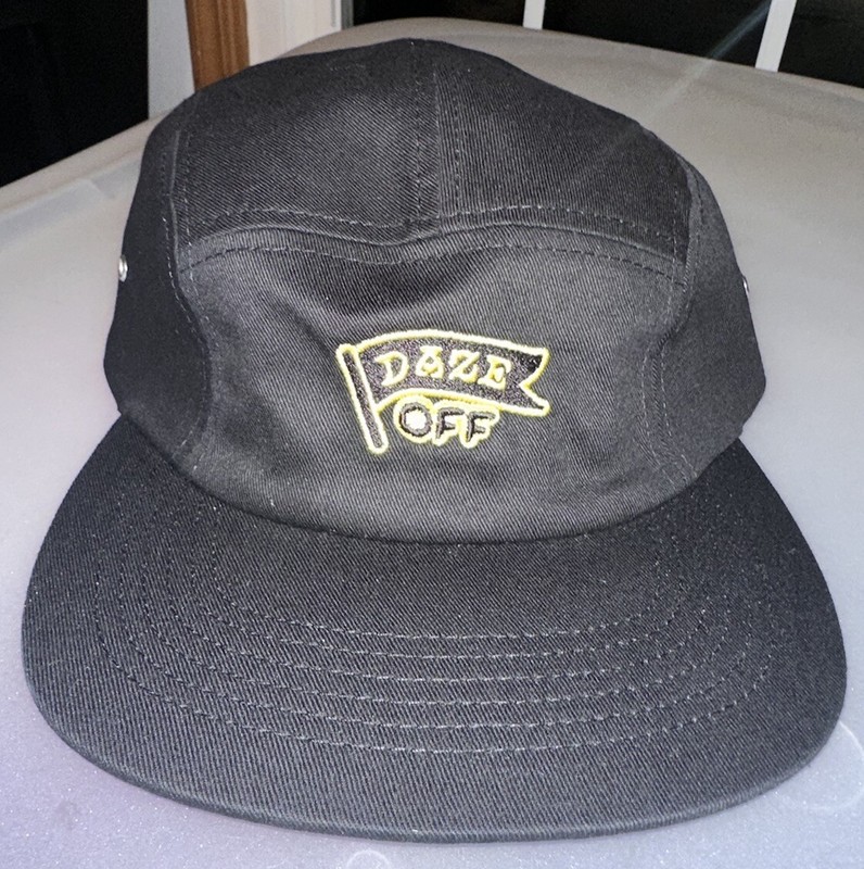 Daze Off Cannabis Merch Black Adjustable Hat