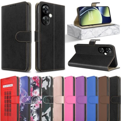 Für OnePlus Nord CE 3 Lite 5G Hülle, Slim Leder Brieftasche Filp Ständer Handy Cover