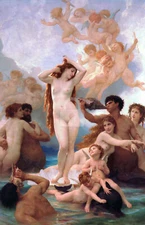 The Birth of Venus (1879), William-Adolphe Bouguereau *Art Postcard*