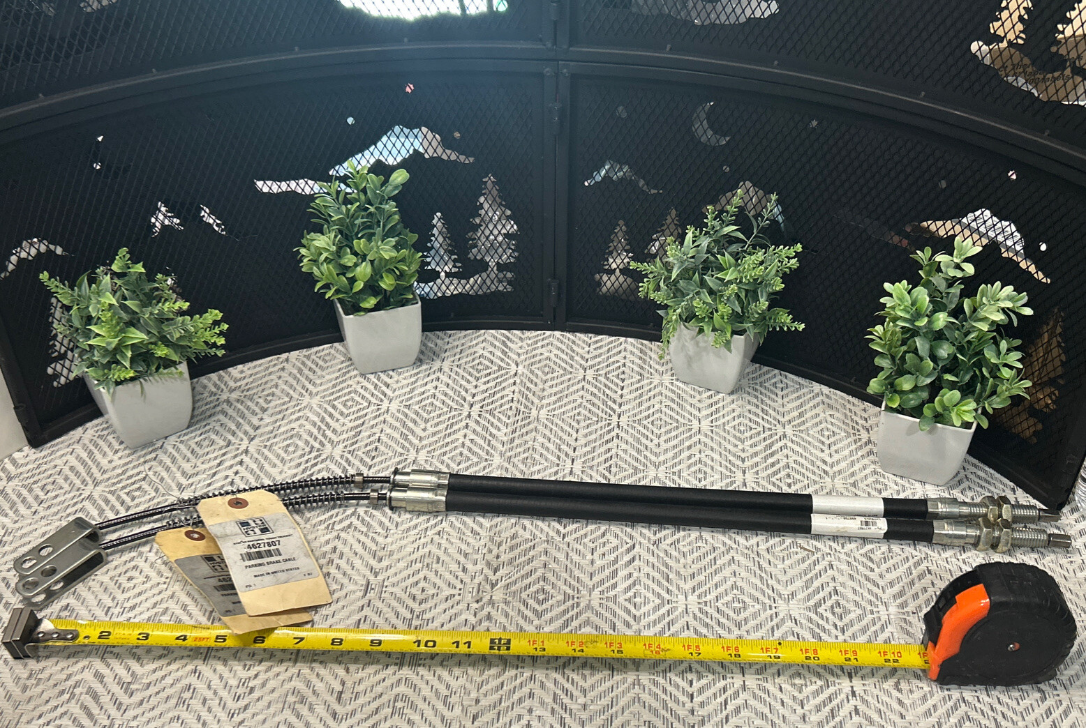 2 QTY! HYSTER 4627807 PARKING BRAKE CABLE MFR 92867 -NEW! | eBay 