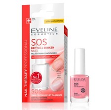 Eveline Cosmetics Nail Therapy SOS Conditioner Brittle Damaged Nails, 12ml