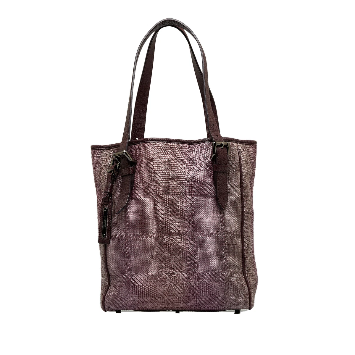 Burberry woven bag new arrivals