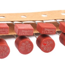 Slow Blow Radial PCB Mount 382 Round/392 Square Fuses 250V T500mA T1A T6.3A Wire