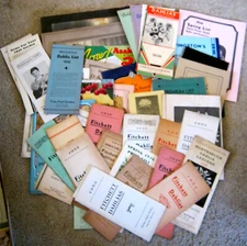 HUGE 1900-50's Collection DAHLIAS & Flower Clubs Seeds BOOKLETS Brochure Letters