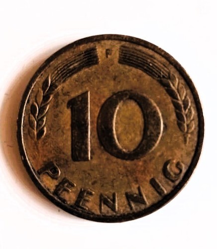 10 Pfennig Münze Bank Deutscher Länder 1949 F 10 Pfennig 1949 F Bank Deutscher Länder, Sammler - sehr selten! | eBay.de