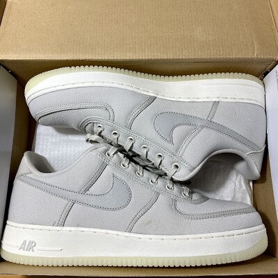 Nike Air Force 1 Low Canvas QS Sz 11.5 DS Lt Bone CVS Vandal AH1067-003