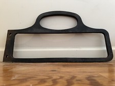 1916 ORIGINAL CAST IRON Antique Porcelain Vintage Humpback NYC Street Sign FRAME