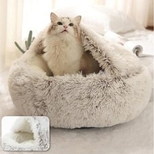 Cozy Plush Cat Bed