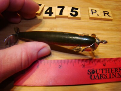 U5475 PR SHAKESPEARE WOODEN SLIM JIM FISHING LURE | eBay