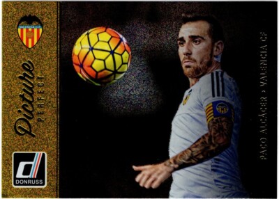 2016 Donruss Soccer - Paco Alcacer PICTURE PERFECT GOLD UNLIMITED SHIPPING $4.00
