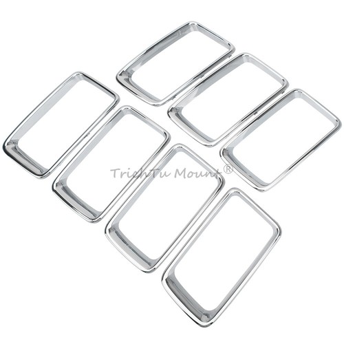 Para Jeep Grand Cherokee 2014-2016 Parrilla delantera Inserciones Anillo Cubierta Tapicería - Imagen 19 de 19