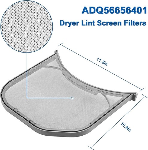 ADQ56656401 Lint Filter Compatible with LG Dryer AP4457244, PS3531962 - Picture 3 of 4
