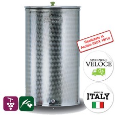 Contenitore OLIO VINO Cordivari VINOLIO 200 lt INOX 18/10 Per Alimenti