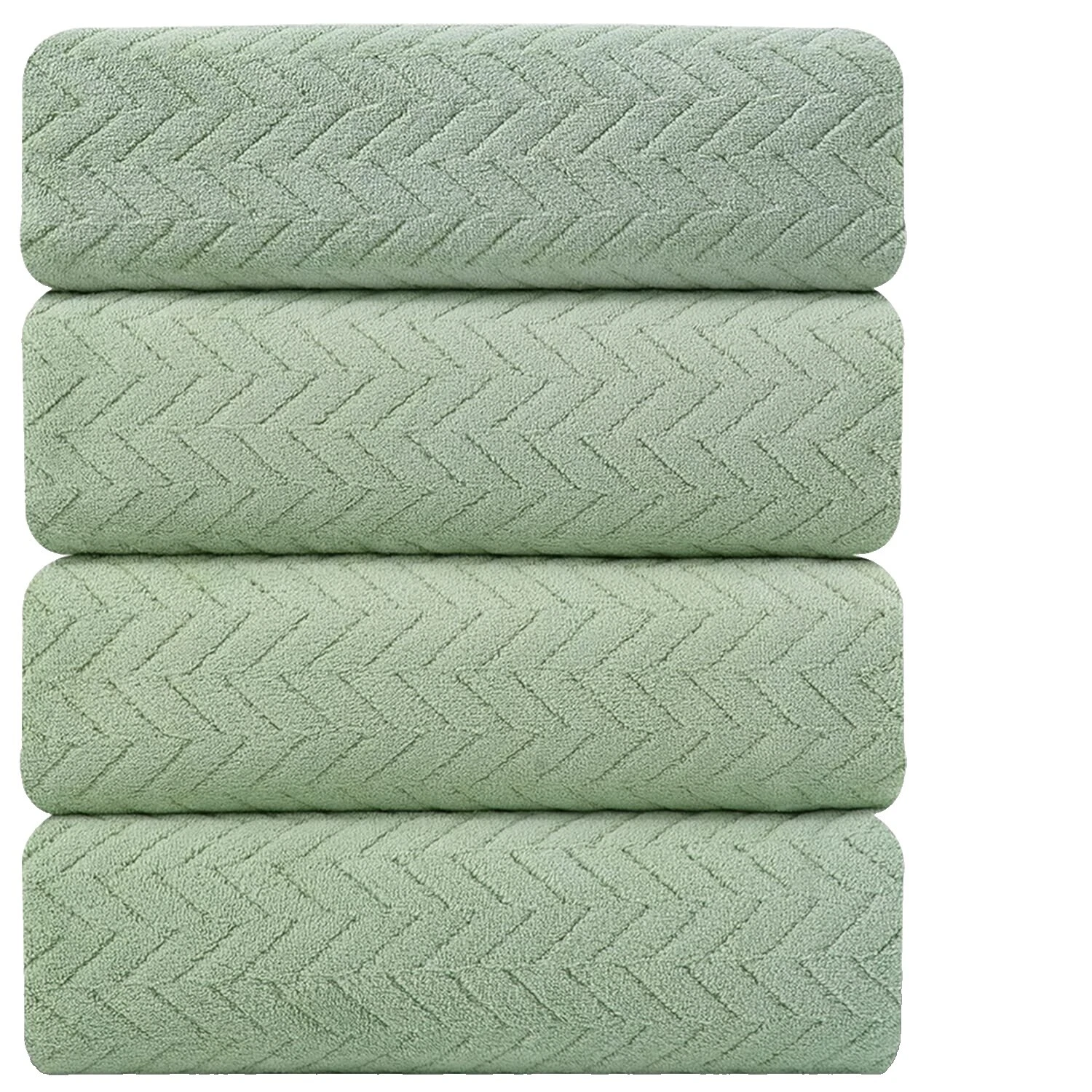 Microfiber Solid Pattern Bath Travel Towels