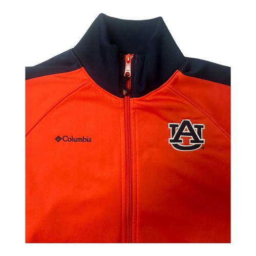 Columbia NCAA Auburn Tigers Jacke mit durchgehendem Reißverschluss Größe Large blau und orange - Bild 2 von 22