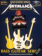 Metallica Master of Puppets Sheet Music Bass Guitar Series NEW 002506961