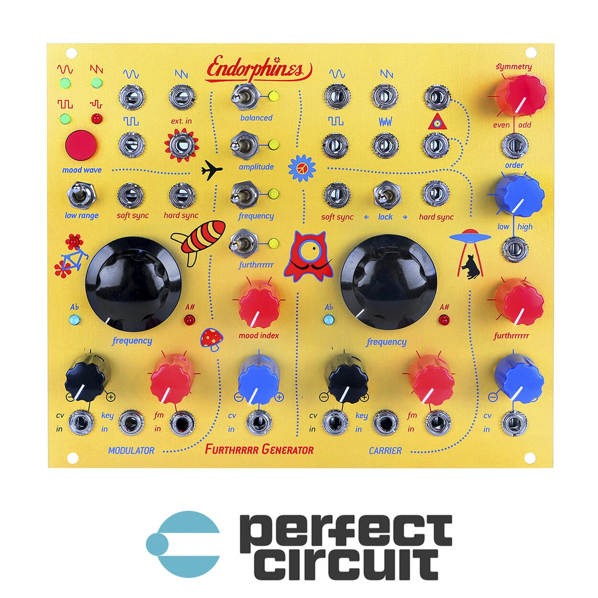 Endorphin.es Furthrrrr Generator Complex VCO EURORACK - NEW - PERFECT CIRCUIT