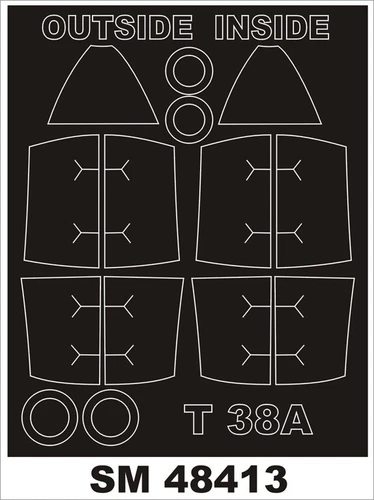 Montex SM48413 T-38A Talon 1/48 mask