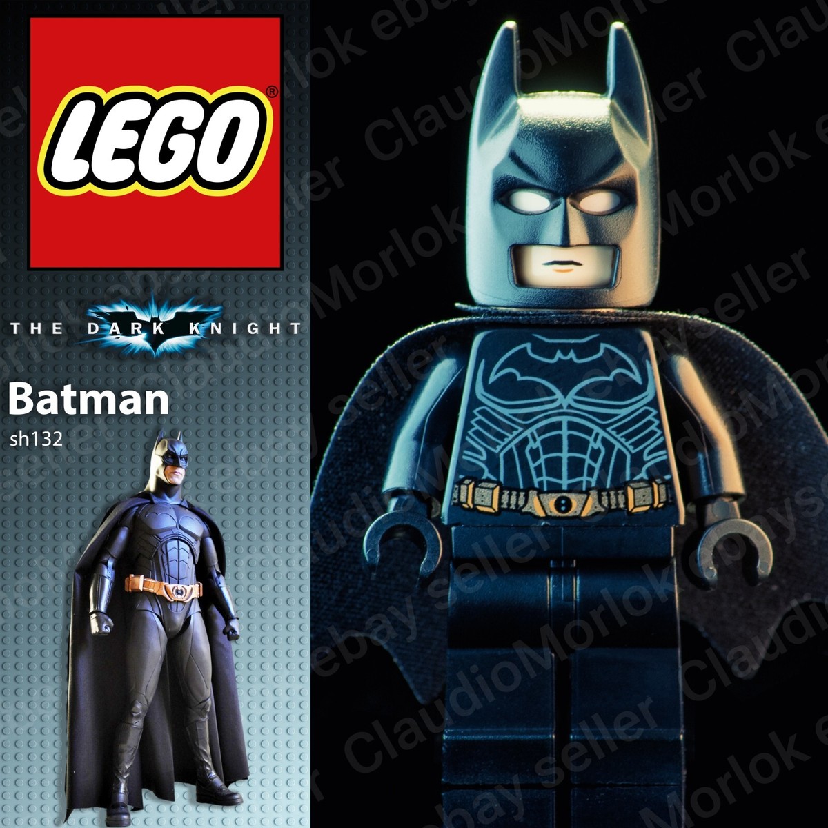 ⭐ LEGO Batman Begins sh132 Copper Belt Minifigure sh0132 Bale