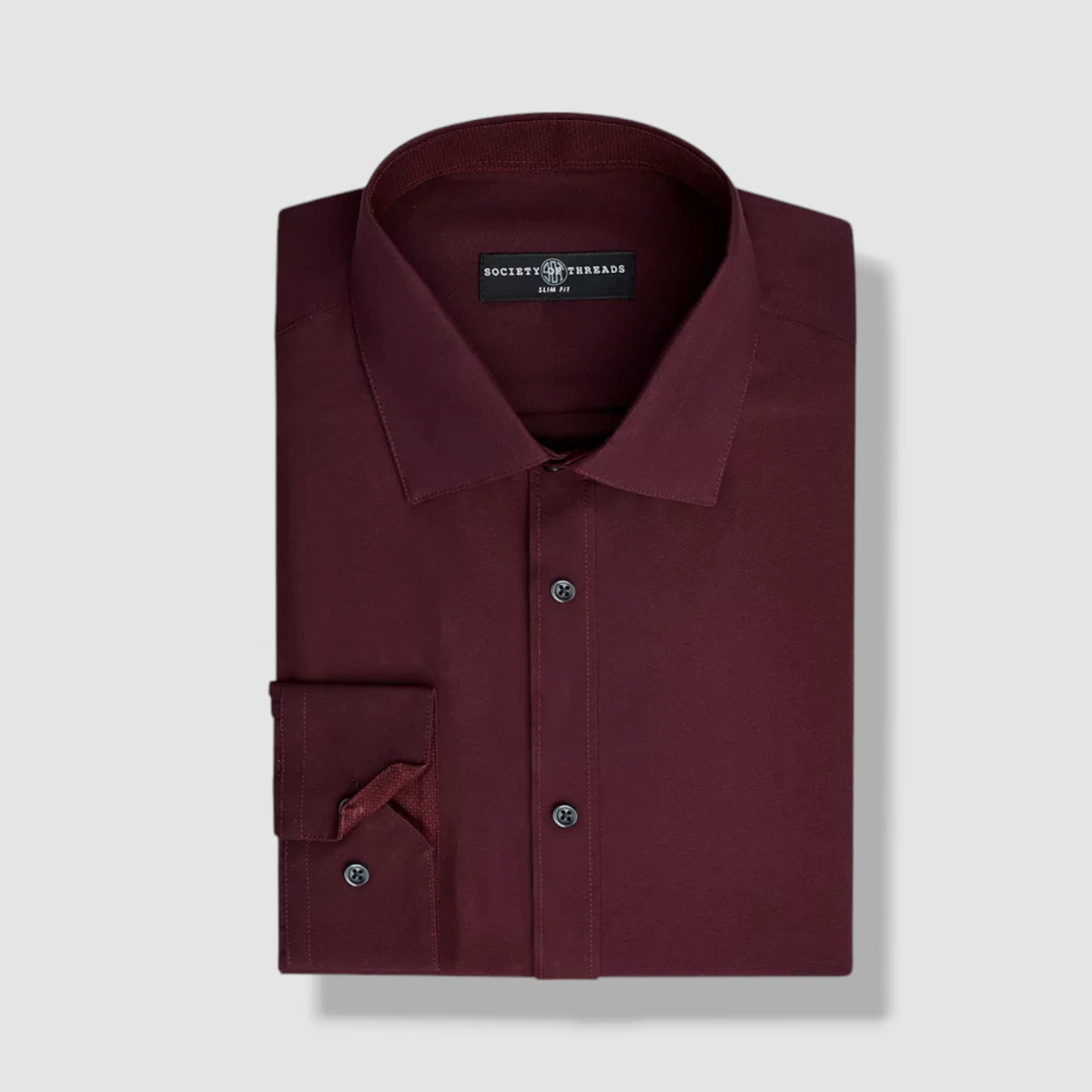 Red Slim Dress Shirts for Men for sale | eBay