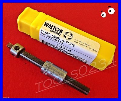 5/16'' 8mm Walton 10314 Tap Extractor 4 Flute USA