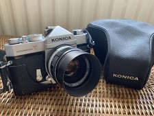 Konica autoreflex T SLR camera- Lens And Body Made In Japan- V Good Condition