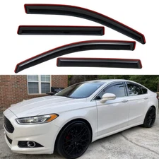 In-Channel Window Vent Visors Rain Guards Deflectors For 2013-2020 Ford Fusion 