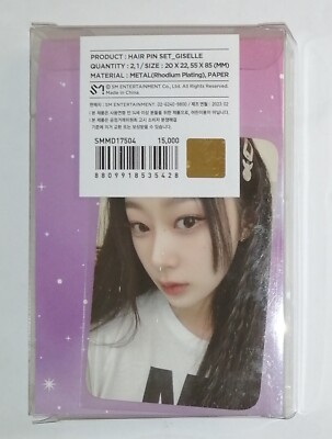 aespa ソウル　ポップアップ　ヘアピン　ジゼル Aespa Giselle Come To My illusion Pop Up MD Official Hair Pin Set