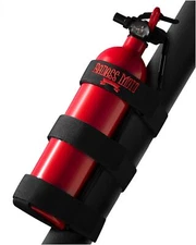 Badass Moto Jeep Fire Extinguisher Mount Gladiator Holder Jeep Wrangler Black