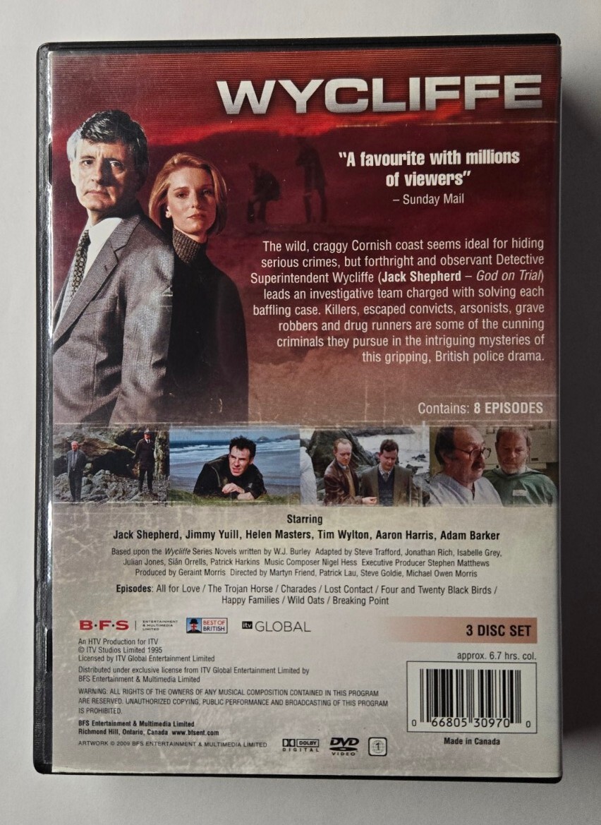 Wycliffe: The Complete Series Collection DVD Set READ | eBay