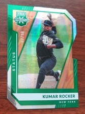 2021 Elite Extra Edition Kumar Rocker RC #102 Green Status Die Cut /80 NY Mets