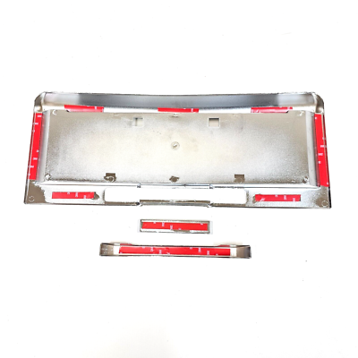 Chrome Rear License Plate Trim Cover With Handle For 2003-2005 Hummer H2 SUV
