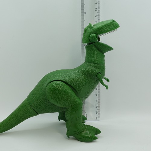 Toy Story T Rex Dinosaurio Pixar 2013 Mattel Disney Piernas Brazos Boca Funcionando - Imagen 2 de 11