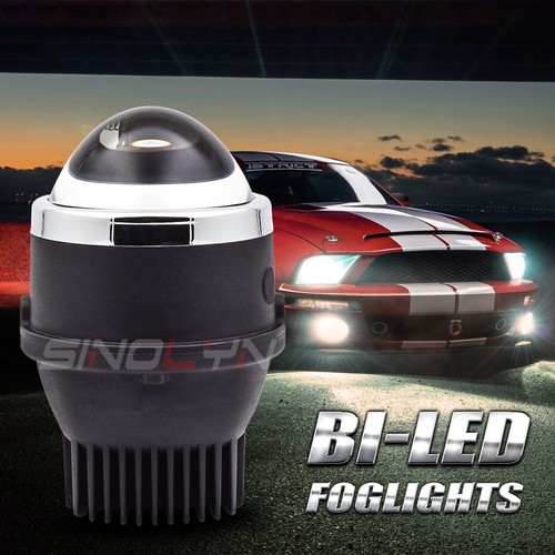 BI LED Fog Light Projector Lens Kit For Toyota Corolla/Yaris/Auris/Camry/Avensis - Picture 2 of 10