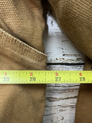 VTG Duluth Trading Co Brown Heavy Work Chore Barn Full Zip Jacket Coat - XL Tall - Picture 9 of 11