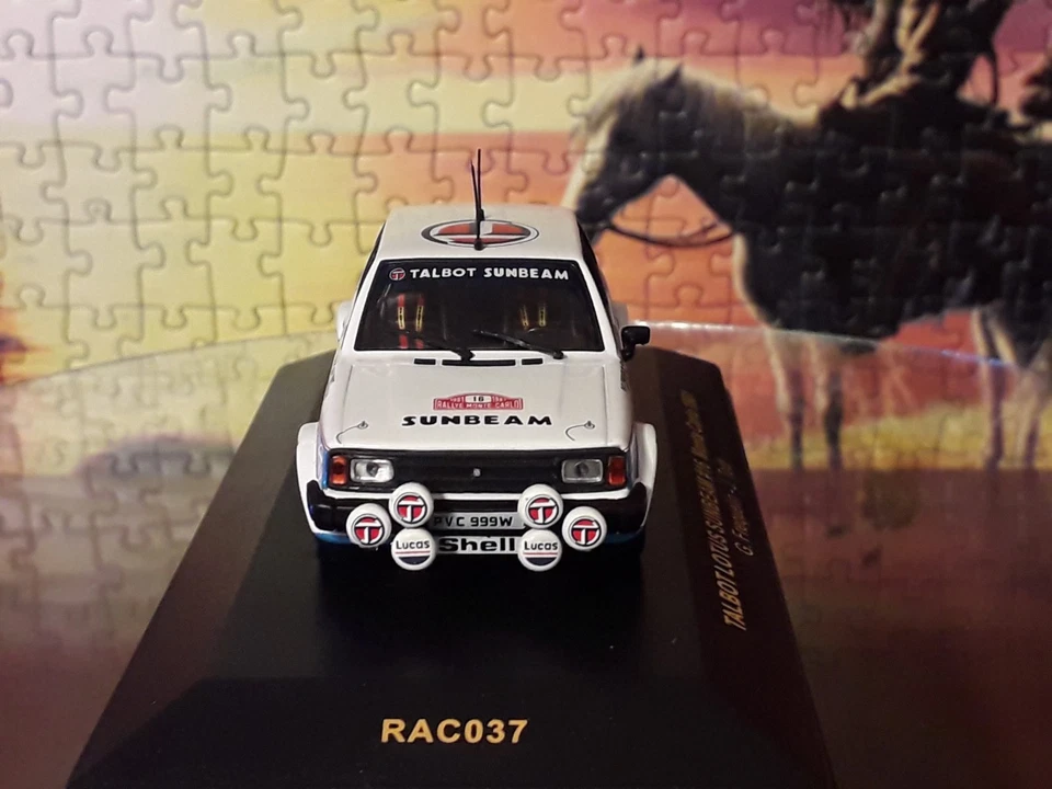 ixo rac037 talbot lotus sunbeam rally montecarlo 1981 G.FREQUELIN 1:43 - Immagine 2 di 4