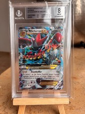 M Scherox Ex Holo #77 BGS 8 2016 XY Breakpoint Pokemon PSA