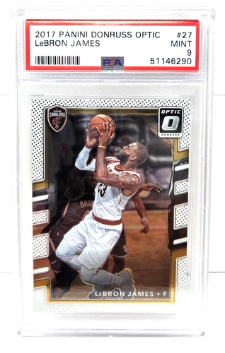 2017 Donruss Optic LeBRON JAMES Basketball Card PSA 9 MINT