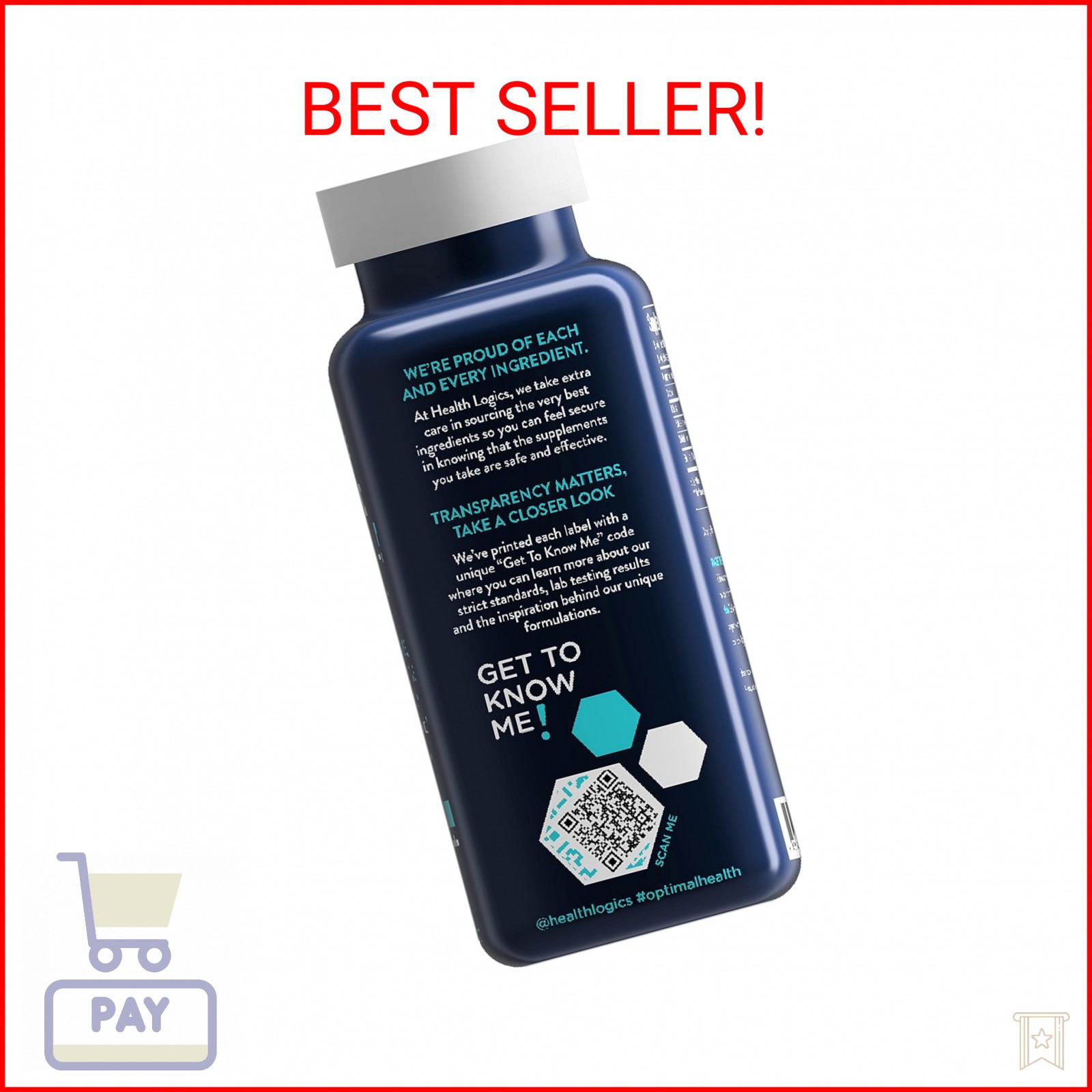 Health Logics Black Seed Oil, Cold Pressed, Rich Source of Omega 6 & 9 Essential