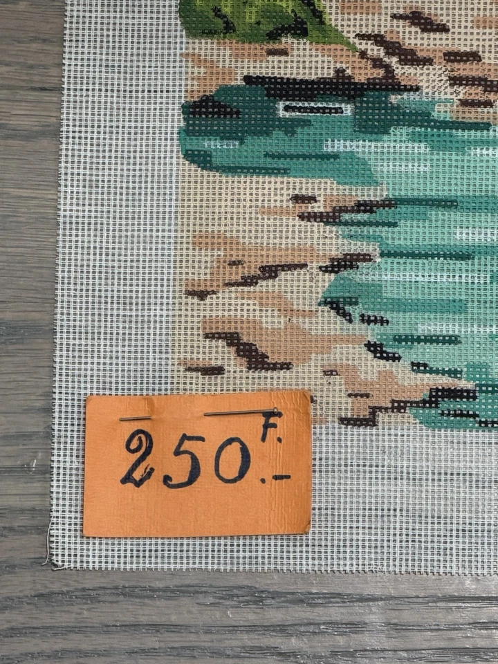 NEW Vintage Needlepoint Canvas STARI MOST BRIDGE Mostar, Bosnia  UNWORKED - Image 4 of 4