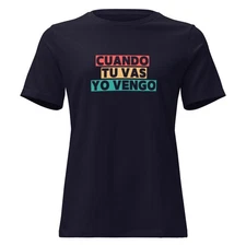 cuando tu vas yo vengo