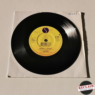 madonna - cherish 7'' vinyl record VG