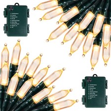 Battery Operated Christmas Lights 50 LED