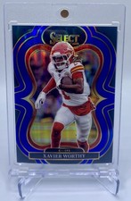2025 Panini Select Xavier Worthy Blue Suite Level/99 Kansas City Chiefs