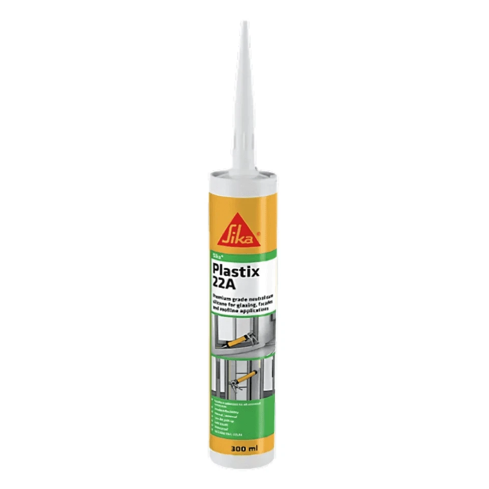 Sika Plastix 22A Premium Grade Silicone Sealant 300ml | Waterproof & Flexible